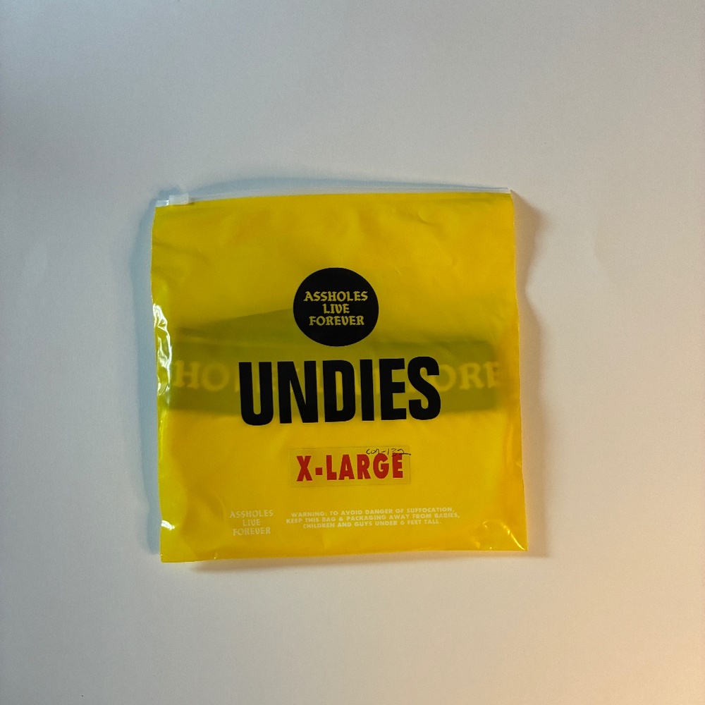 Assholes Live Forever Yellow Women’s underwear